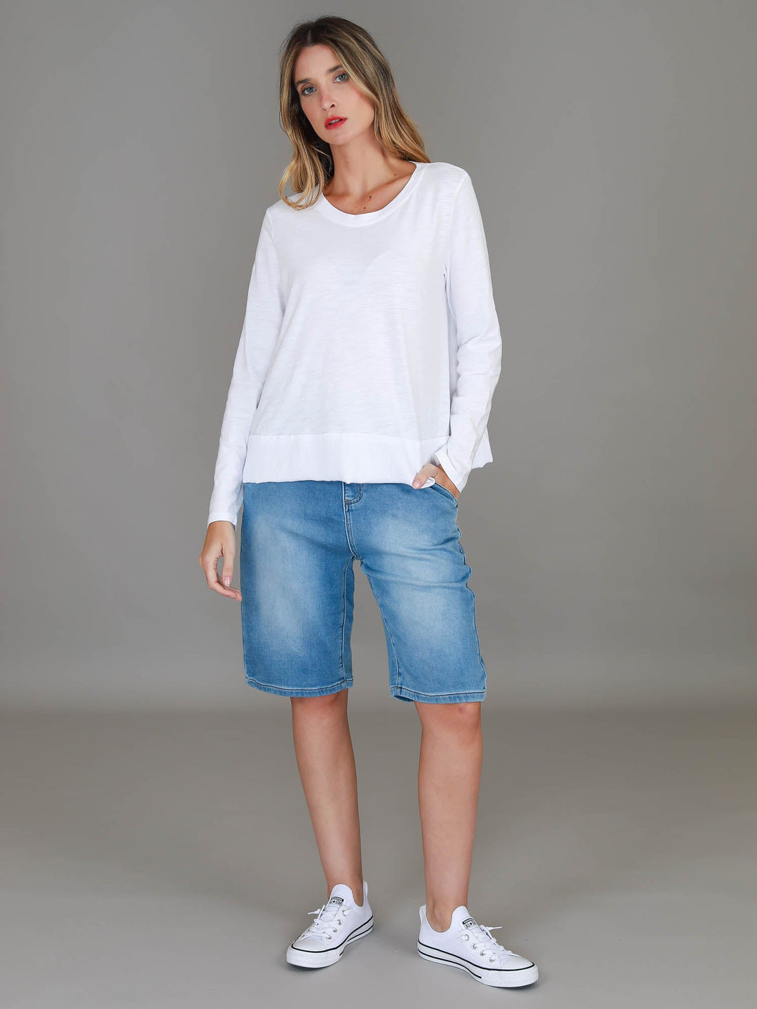 Brumby Denim Long Shorts