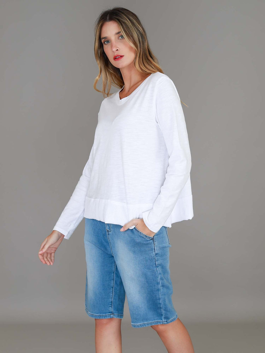 Brumby Denim Long Shorts