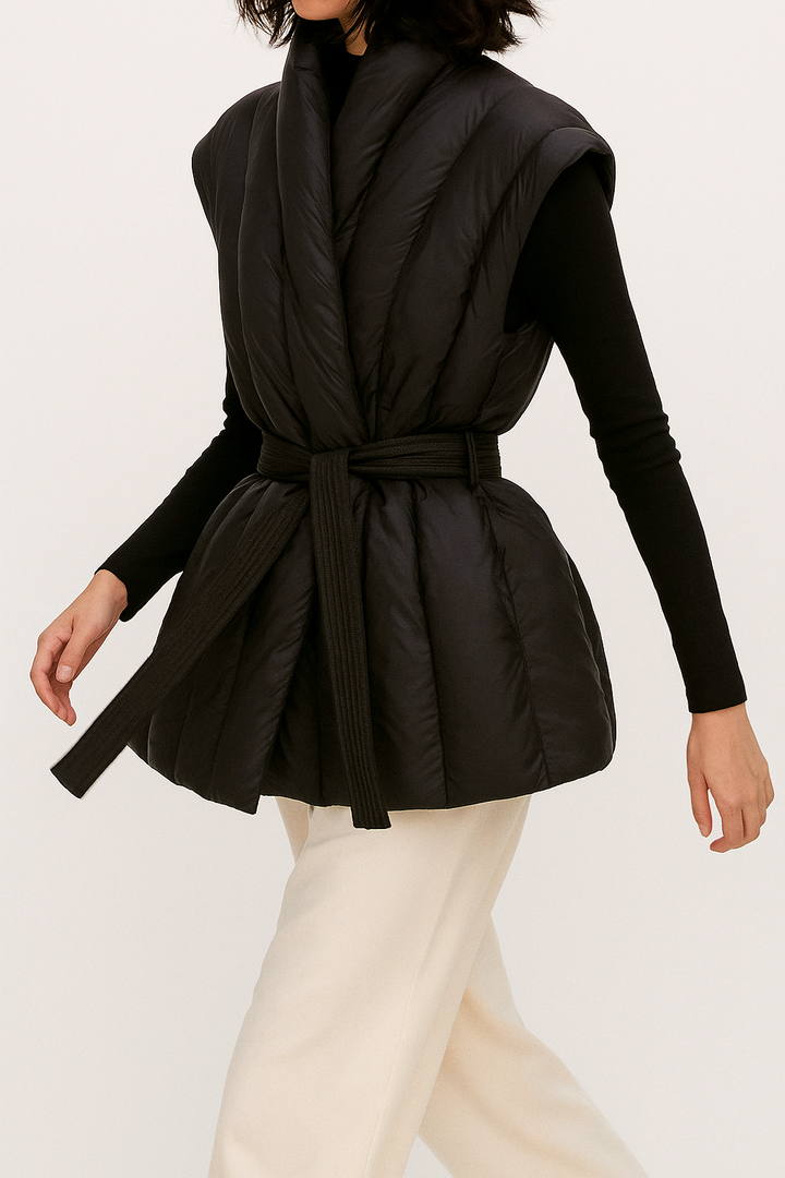 Hässleholm Belted Down Vest