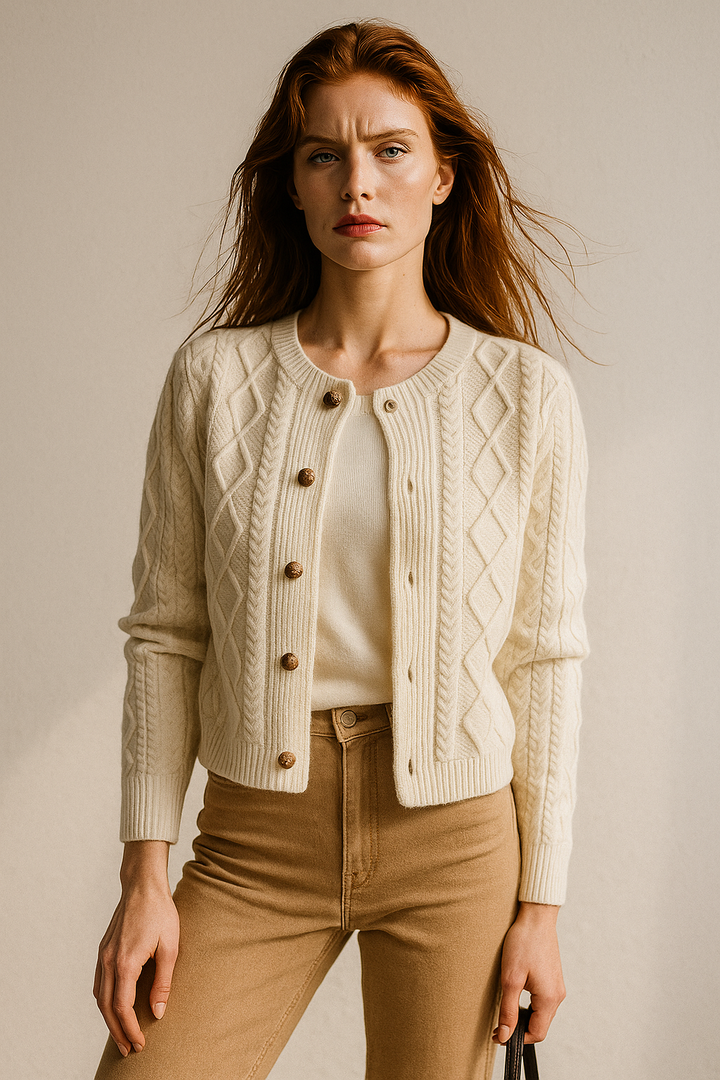 Claire Cable Knit Cardigan