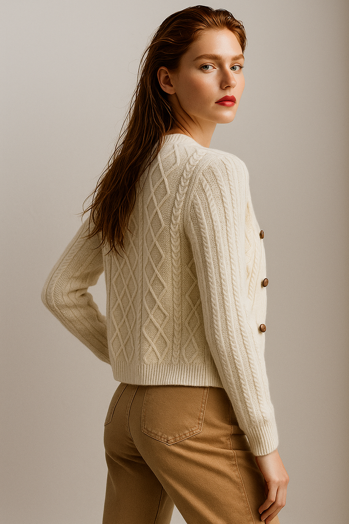Claire Cable Knit Cardigan