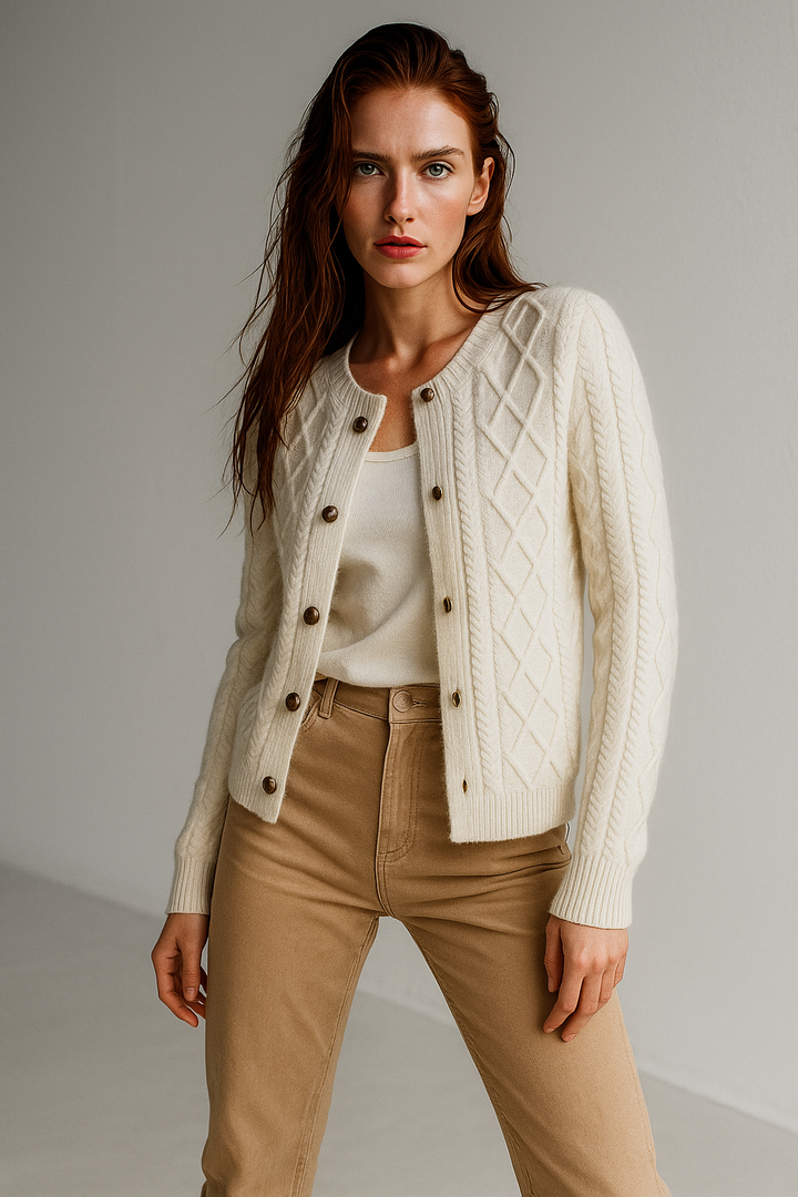 Claire Cable Knit Cardigan