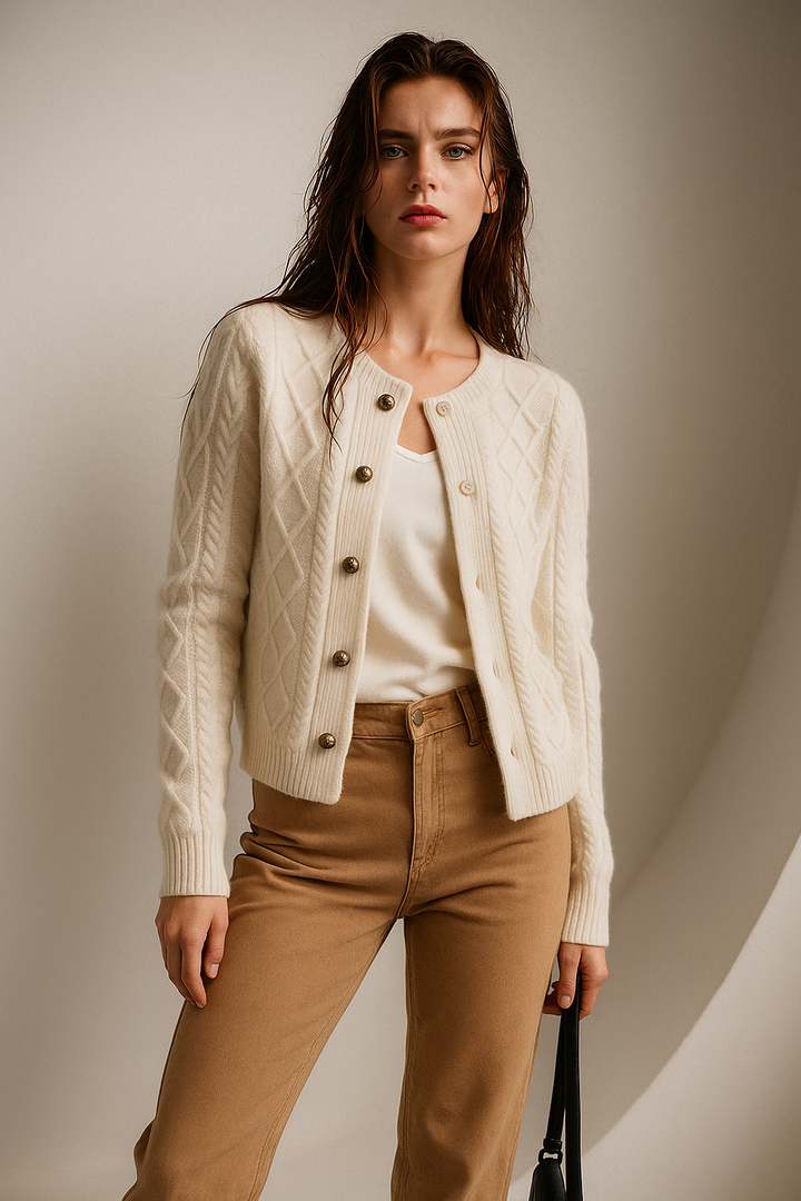 Claire Cable Knit Cardigan