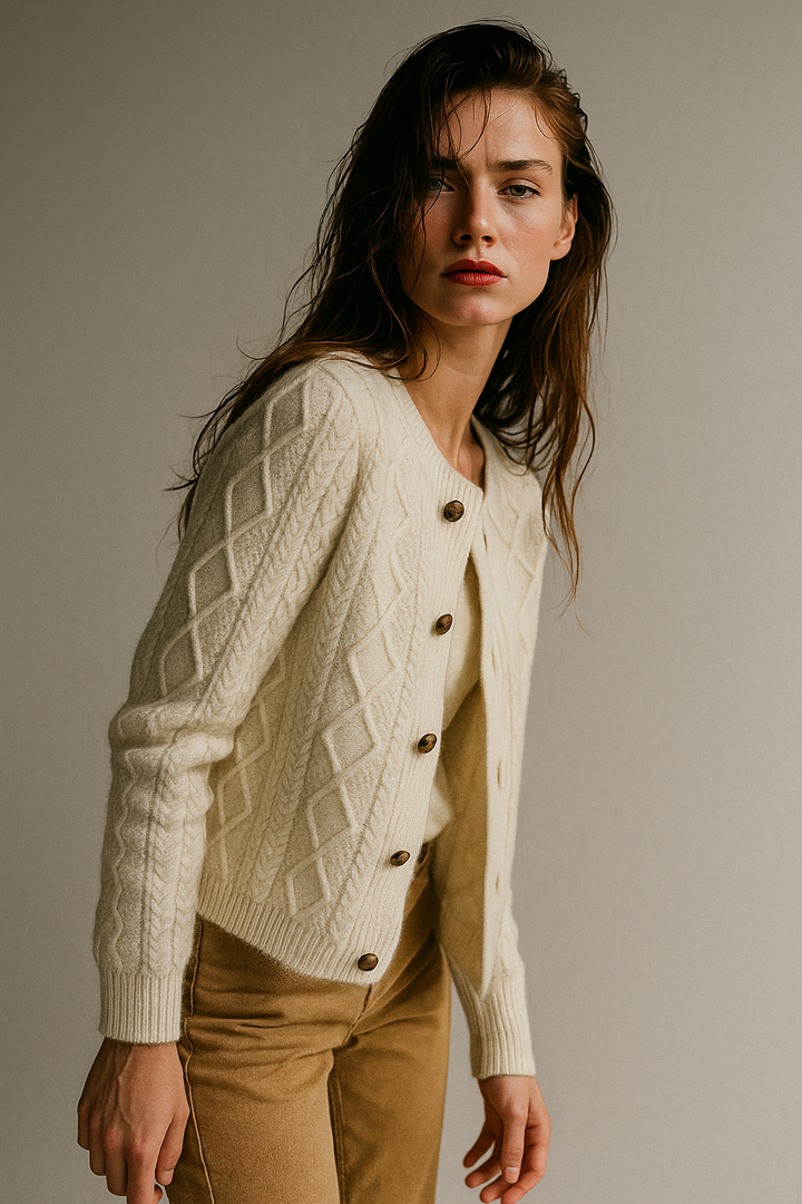 Claire Cable Knit Cardigan