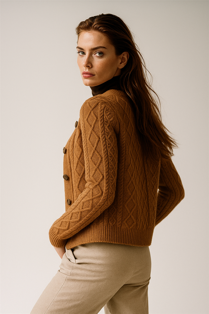 Claire Cable Knit Cardigan