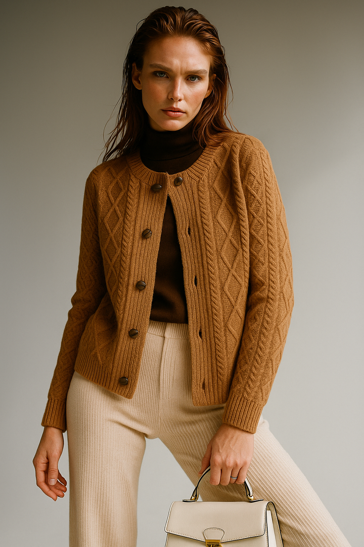 Claire Cable Knit Cardigan