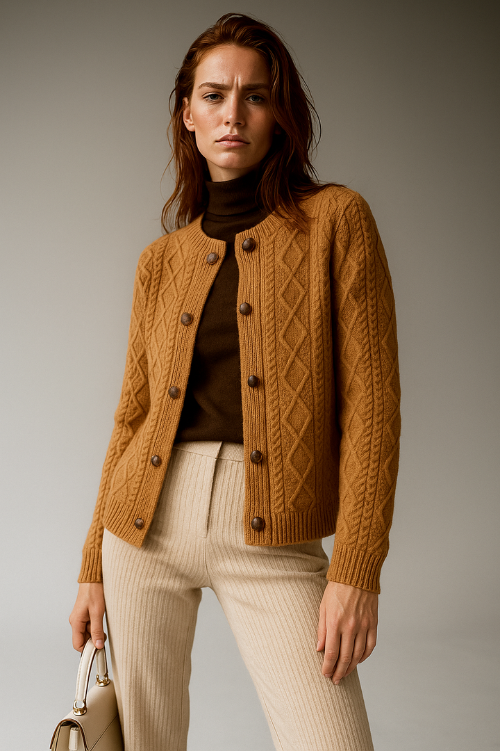 Claire Cable Knit Cardigan