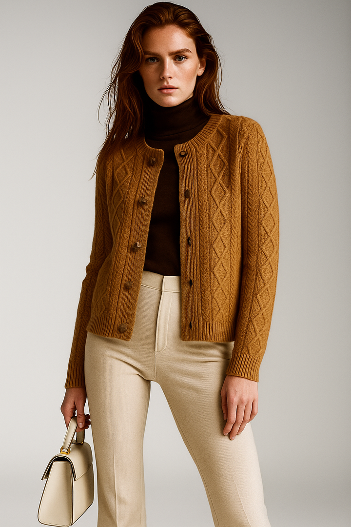 Claire Cable Knit Cardigan