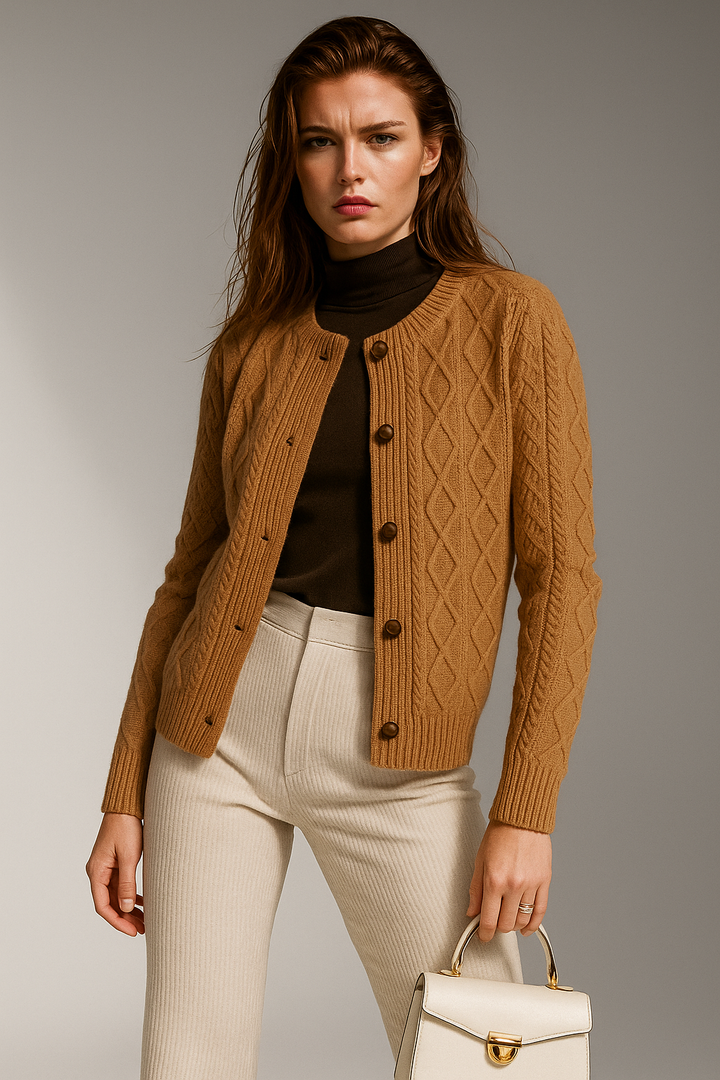 Claire Cable Knit Cardigan
