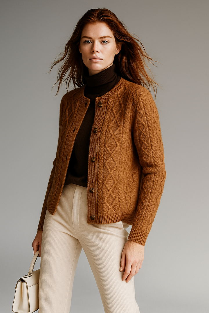 Claire Cable Knit Cardigan