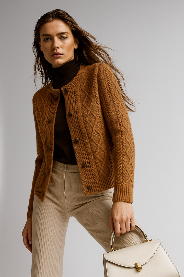 Claire Cable Knit Cardigan