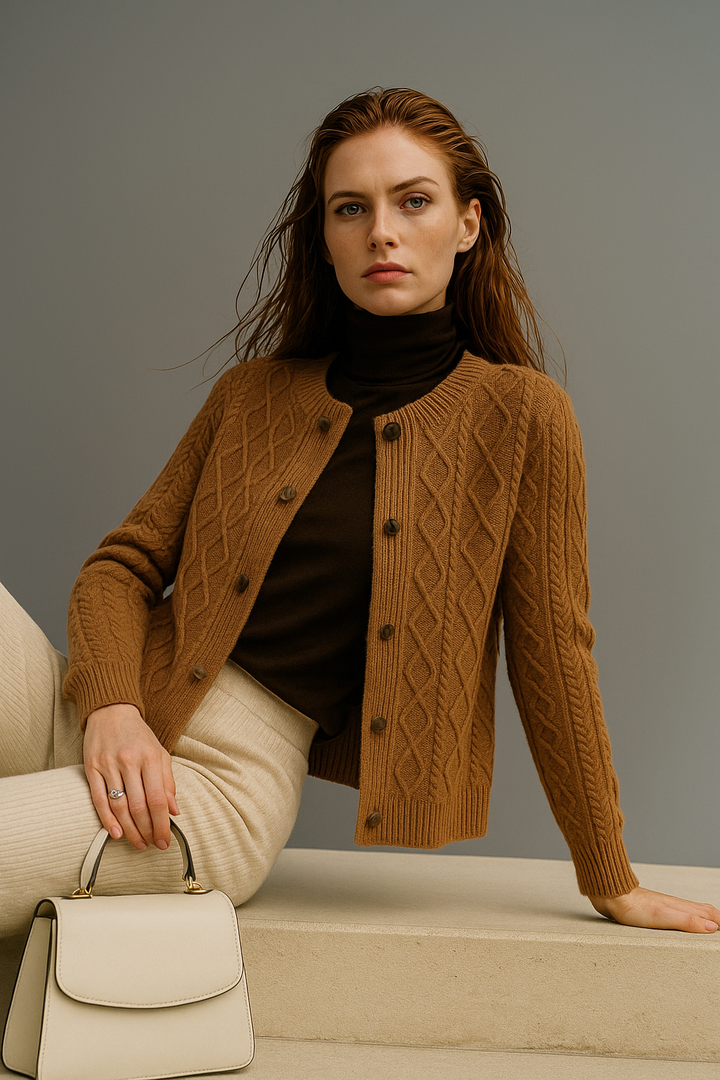 Claire Cable Knit Cardigan