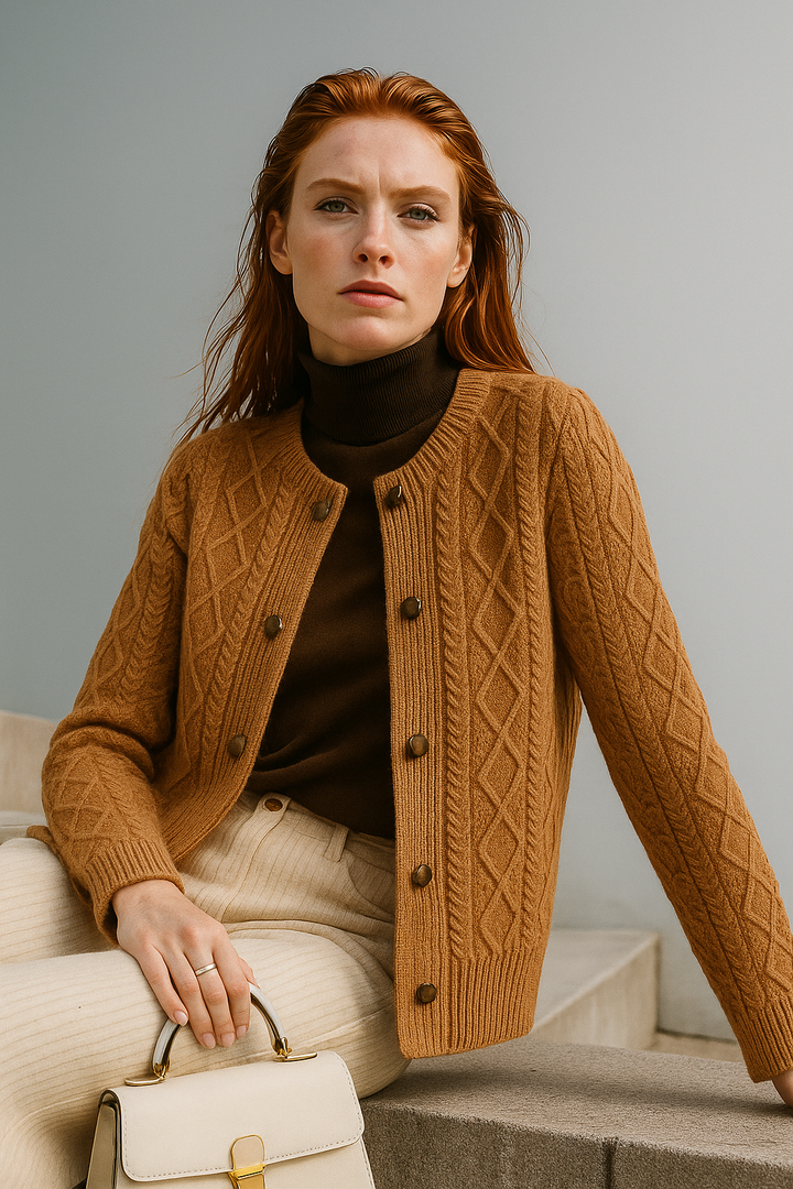 Claire Cable Knit Cardigan