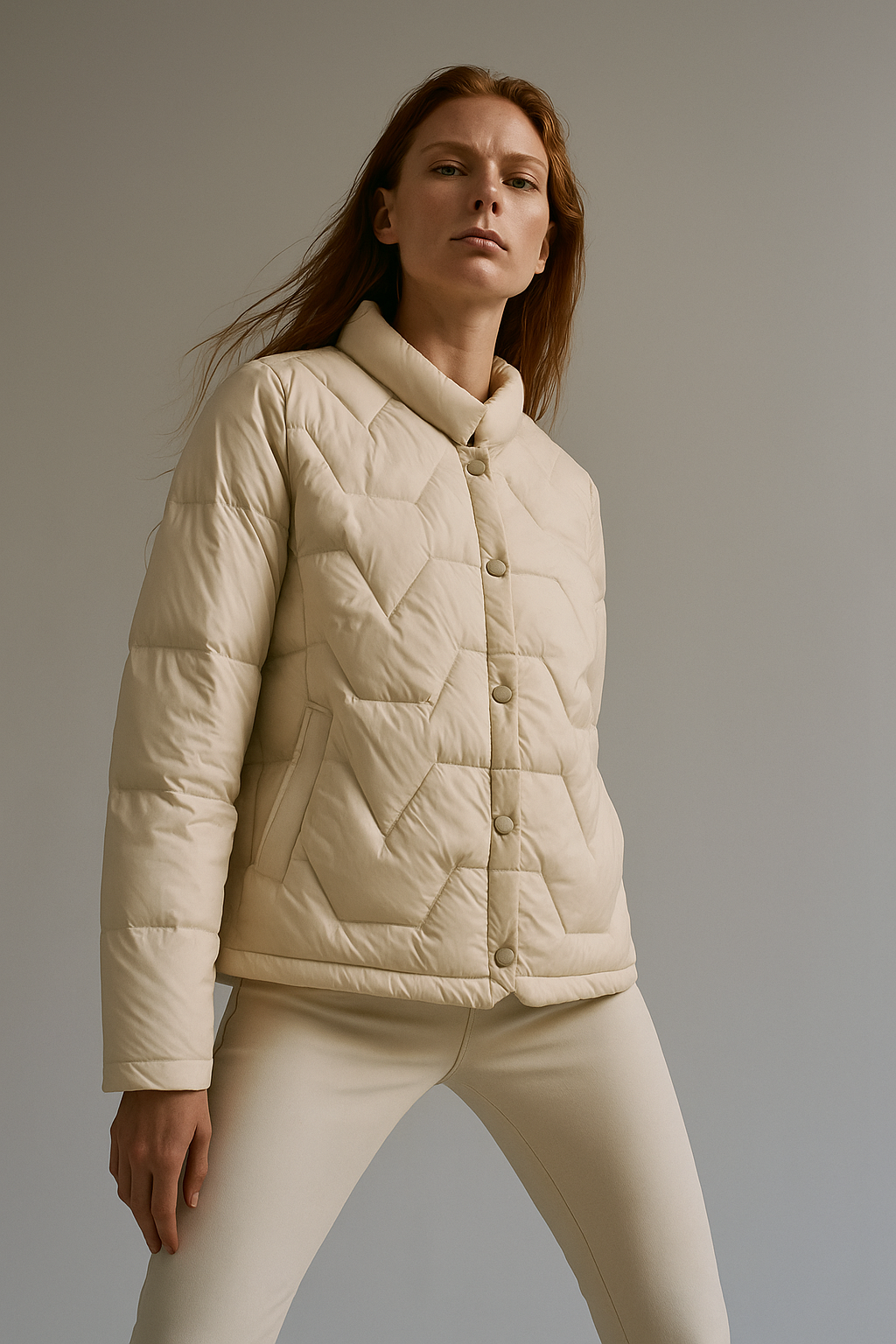 Natalie Quilted Down Jacket