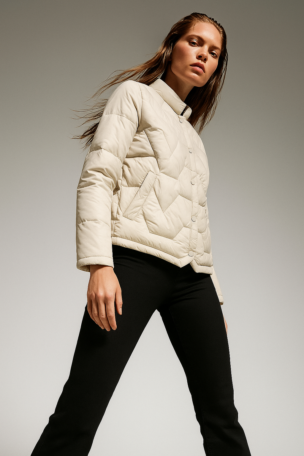 Natalie Quilted Down Jacket