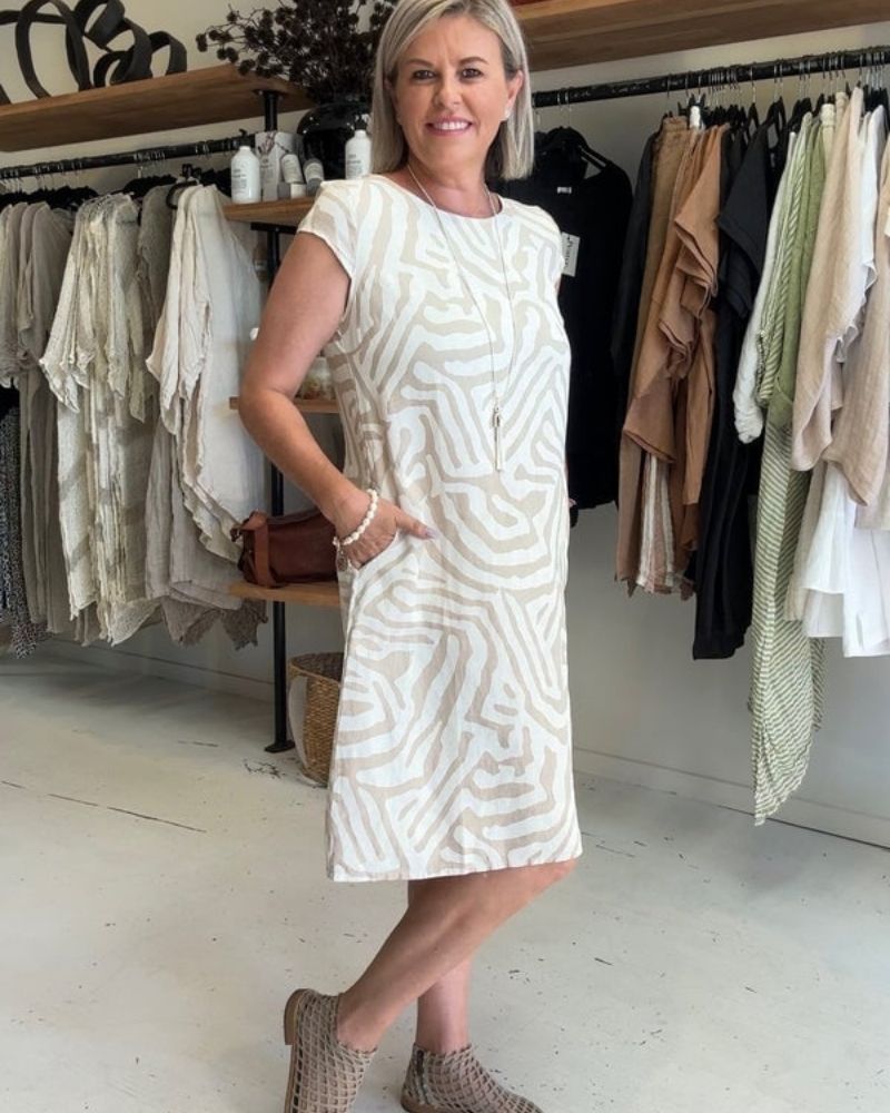 Ava | round neck summer dress