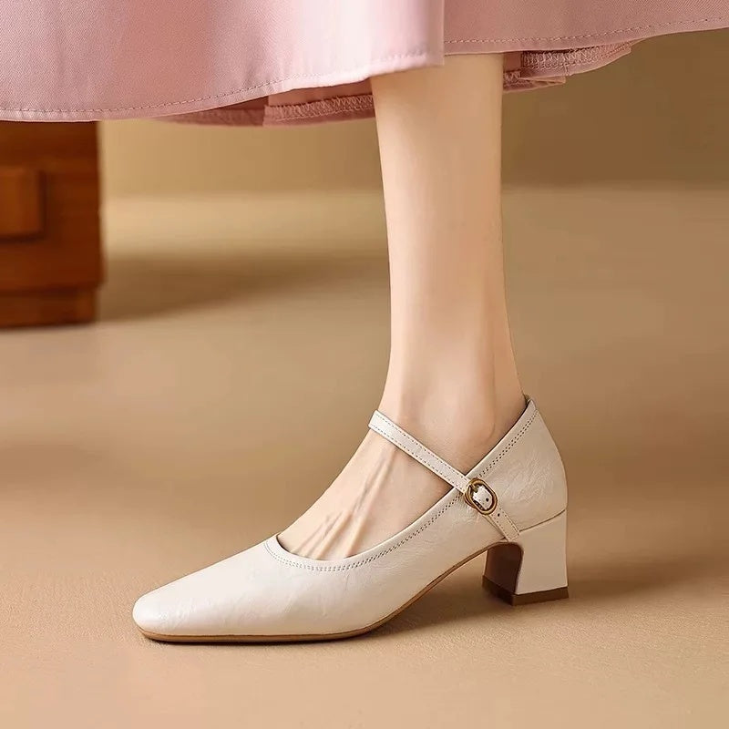 Bella Genuine Leather Heels