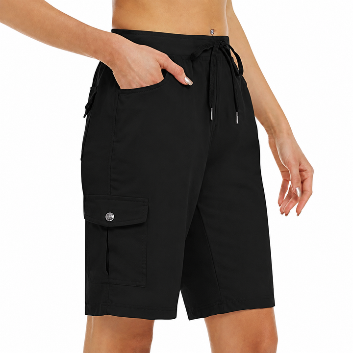 Women's Quick-Dry Cargo Shorts with Pockets
