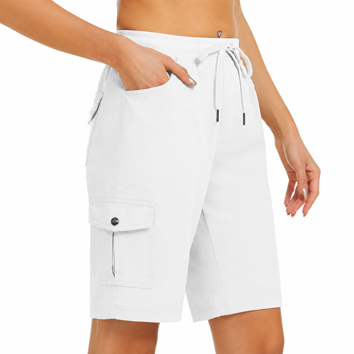 Women's Quick-Dry Cargo Shorts with Pockets
