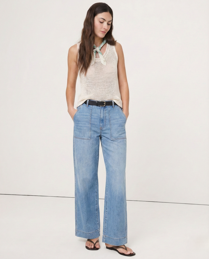 The Icon Classic Wide-Leg Jean