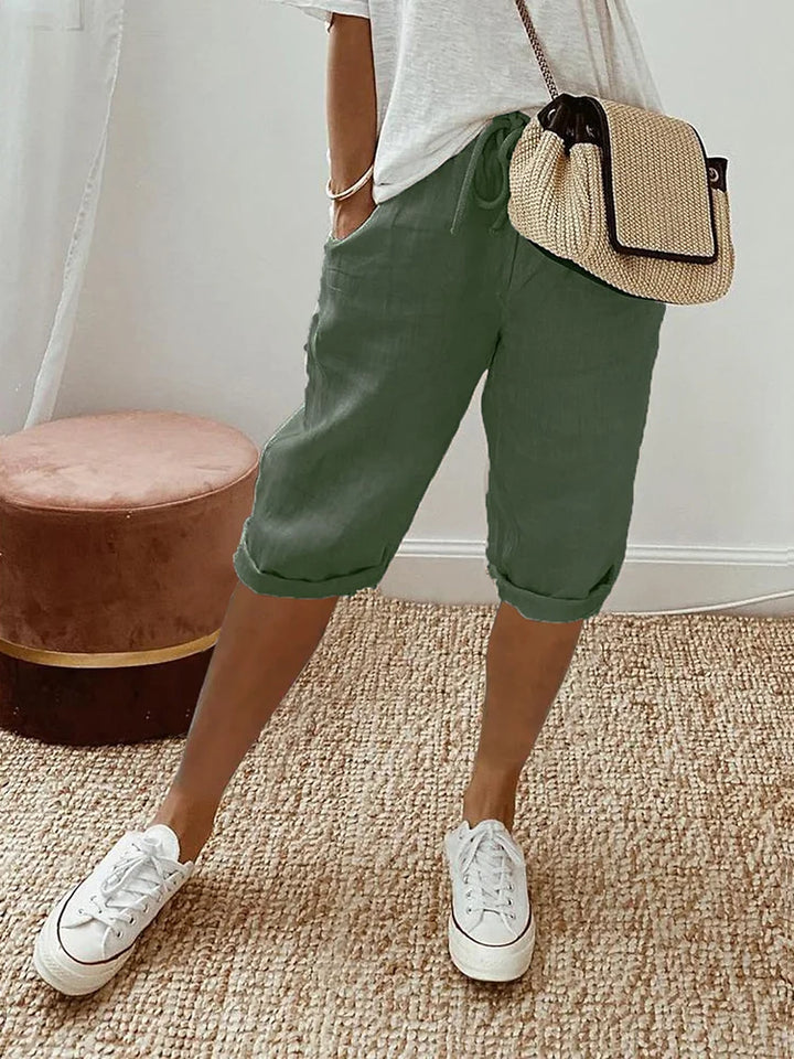 LUI™ – LIGHT COTTON-LINEN SHORTS