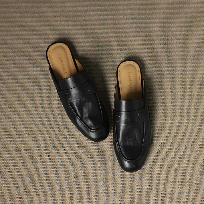 Aurora Genuine Leather Mules