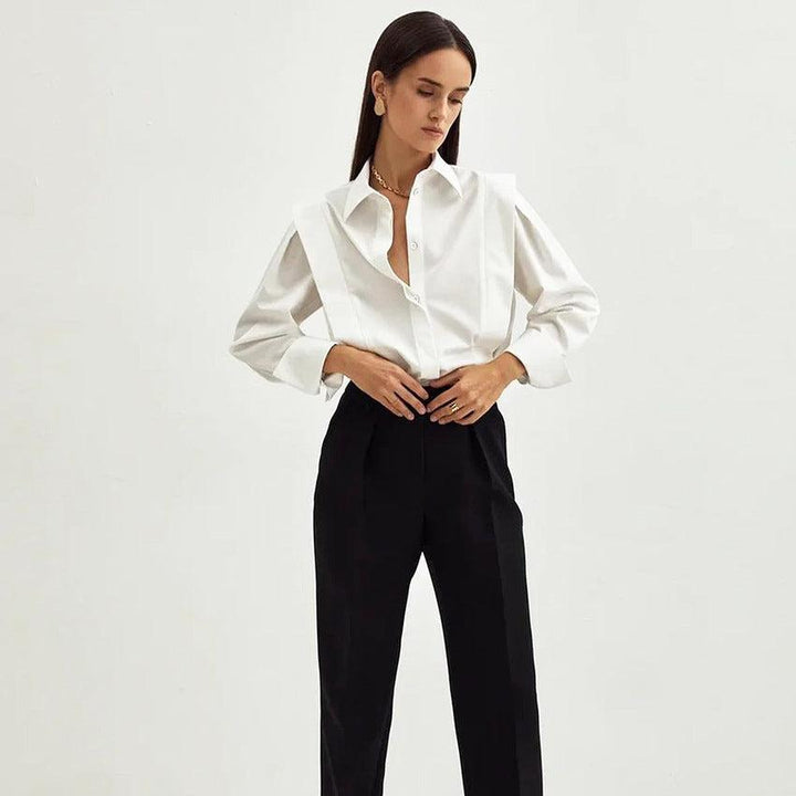 100% Organic Cotton Women's Classic Formal Blouse