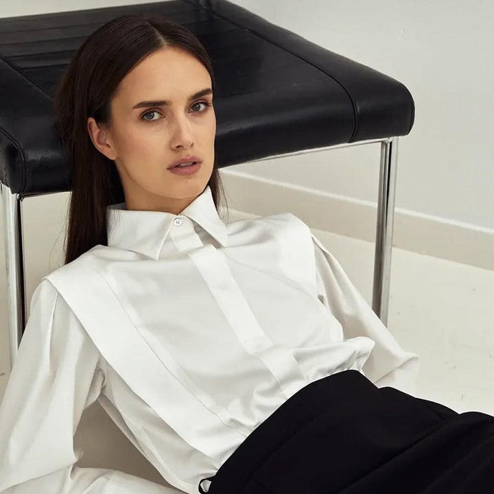 100% Organic Cotton Women's Classic Formal Blouse