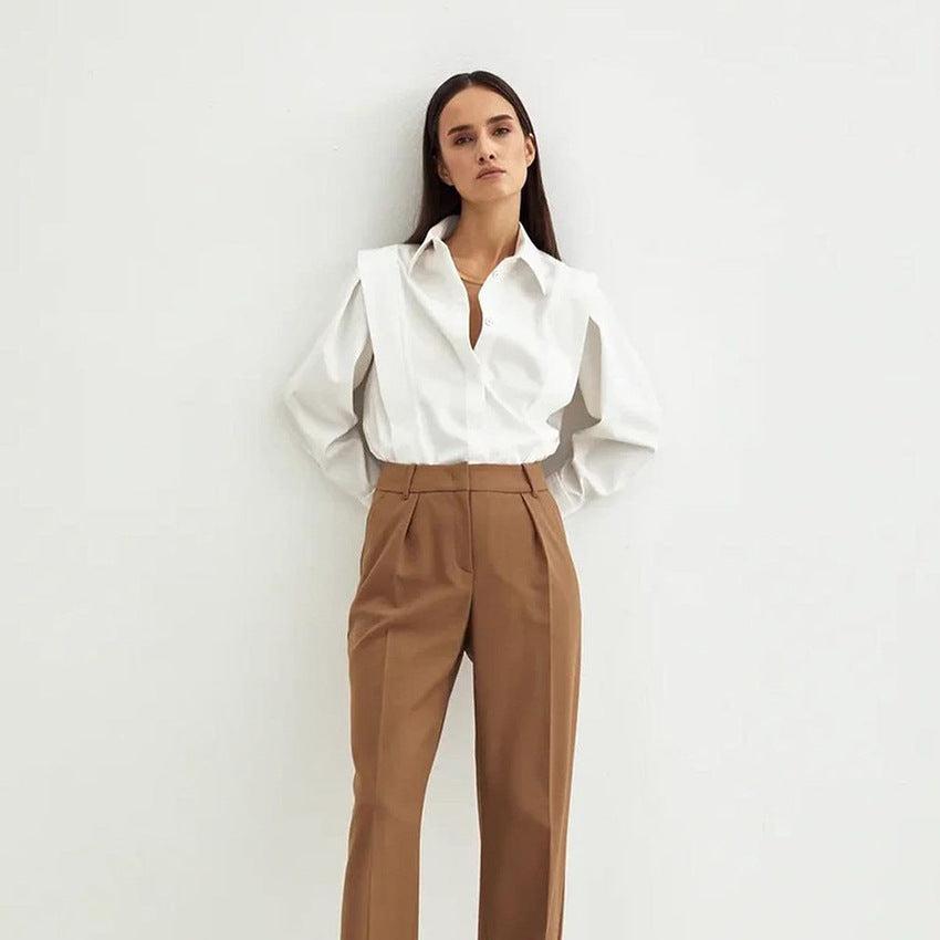 100% Organic Cotton Women's Classic Formal Blouse