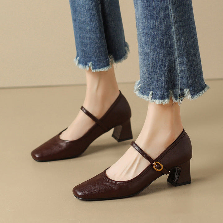 Aeri Leather Heels