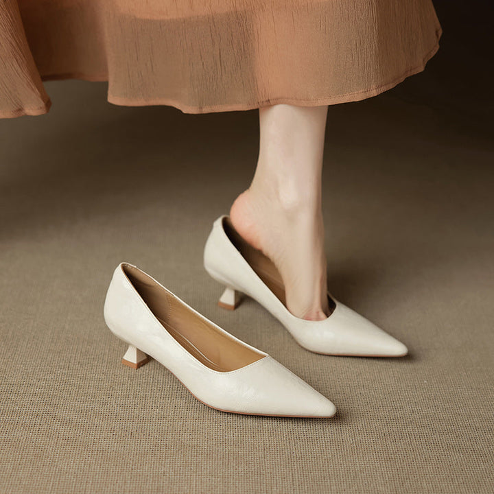 Selva Genuine Leather Heels