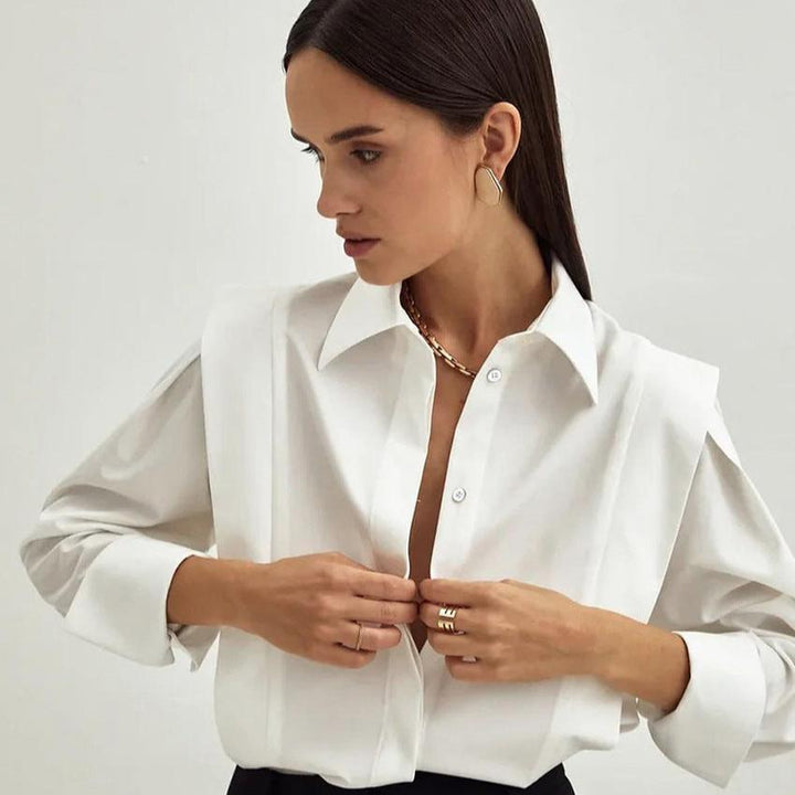 100% Organic Cotton Women's Classic Formal Blouse