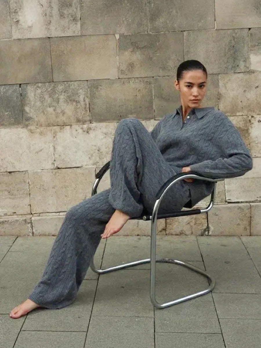 Hadley Cable Knit Lounge Set