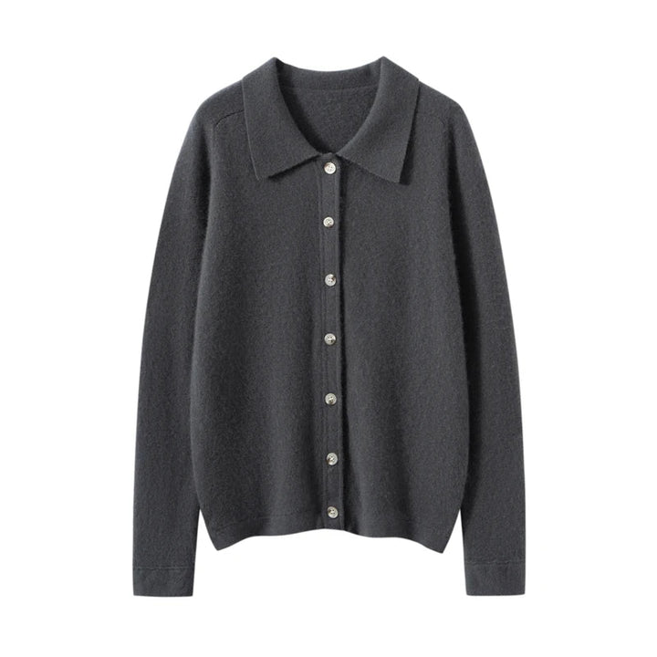 Elise Polo Cashmere Cardigan
