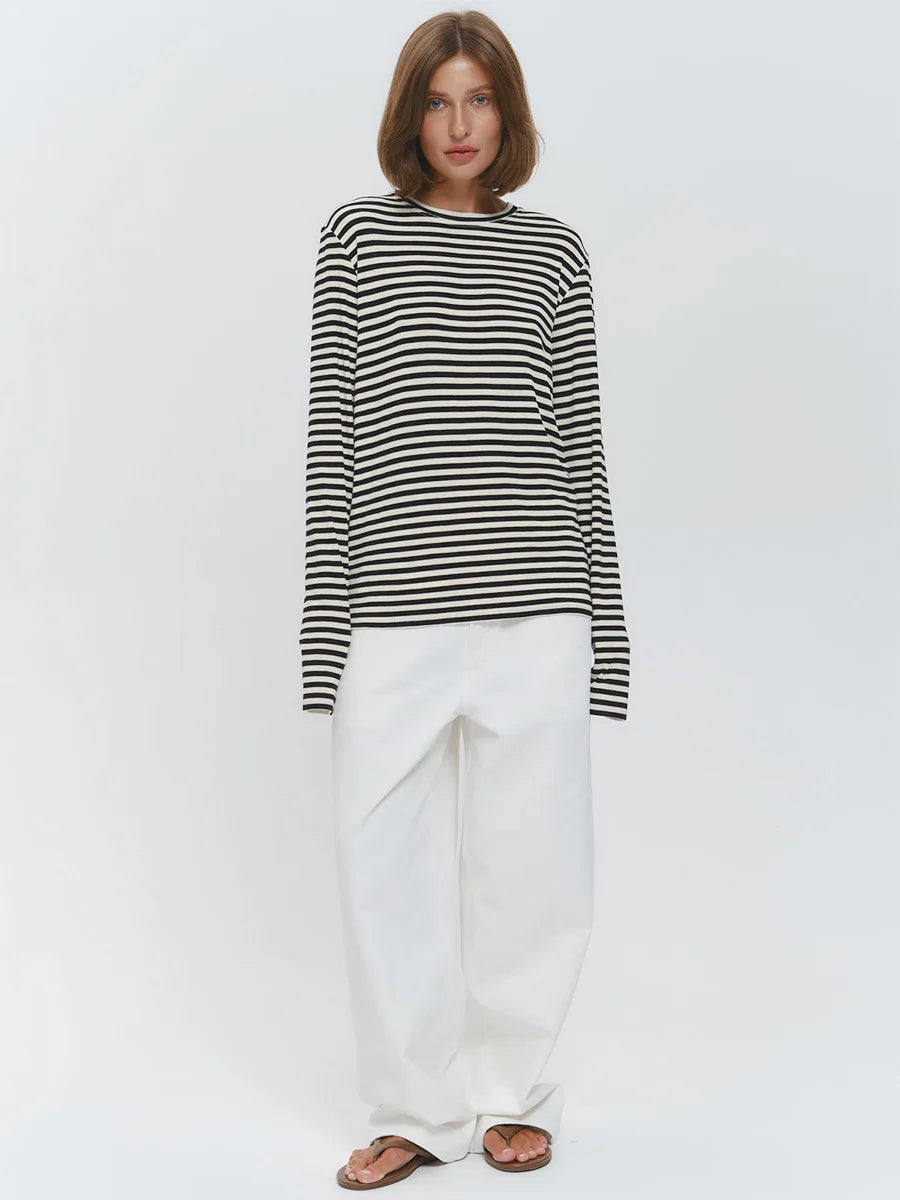 Linden Stripe Long Sleeve Top