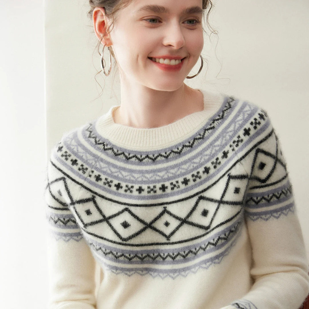 Norvale Alpine Jacquard Cashmere Knit