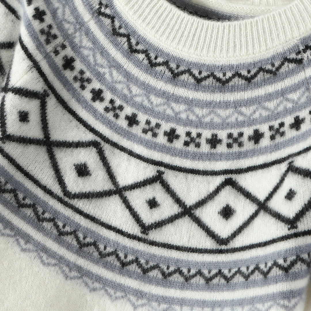 Norvale Alpine Jacquard Cashmere Knit