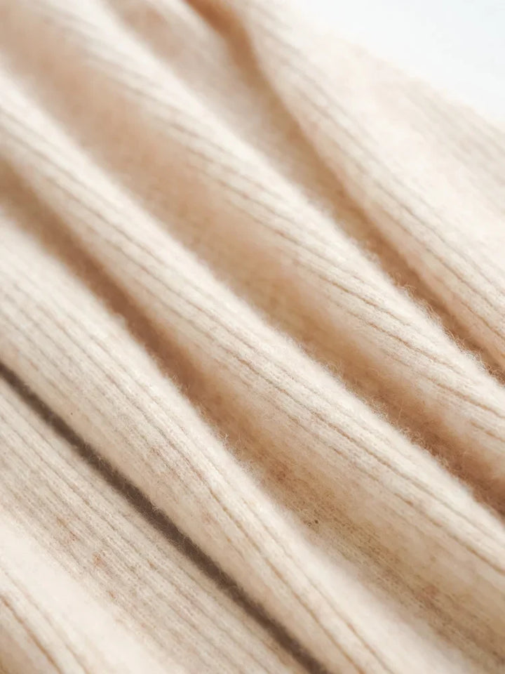 Wool Knitted Wide Leg Pants