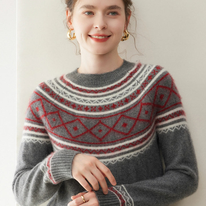 Norvale Alpine Jacquard Cashmere Knit