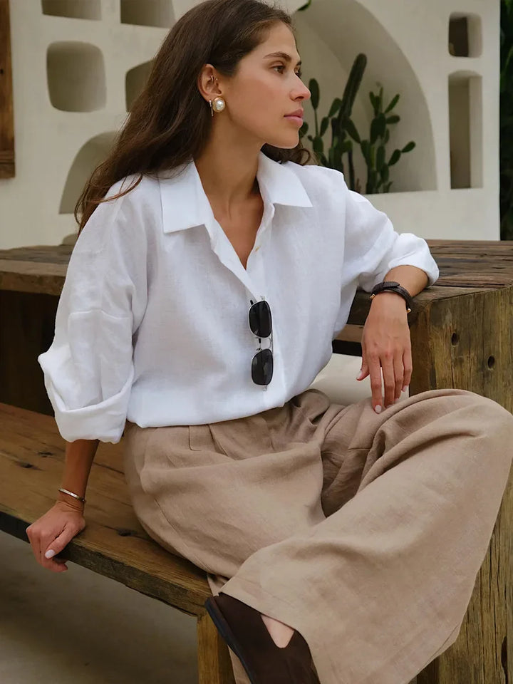 Capri Cotton Relaxed Shirt