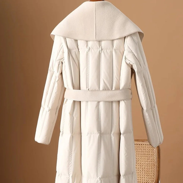 Lillian Wool-Collar Down Coat