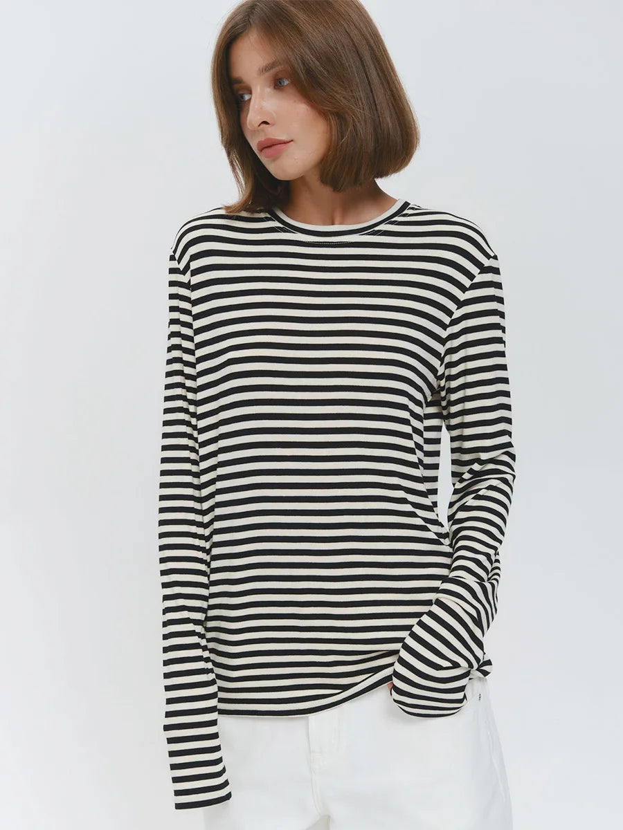 Linden Stripe Long Sleeve Top