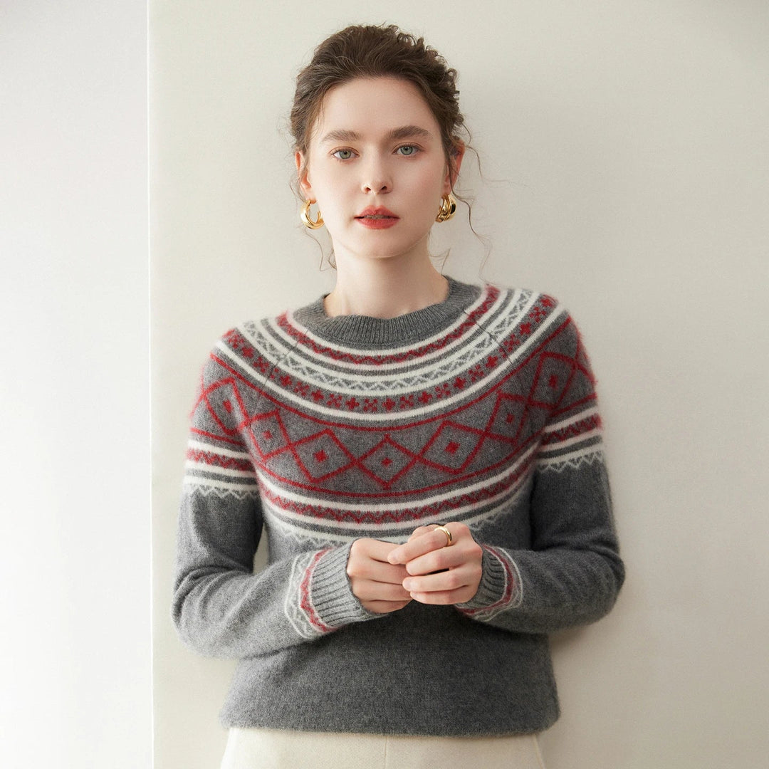 Norvale Alpine Jacquard Cashmere Knit