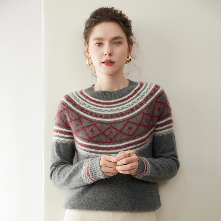 Norvale Alpine Jacquard Cashmere Knit