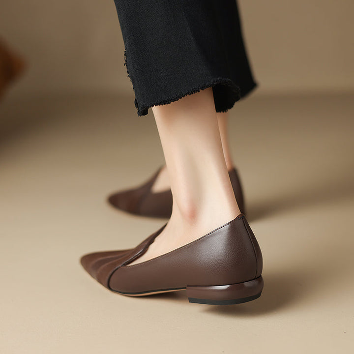 Kiara Genuine Leather Flats