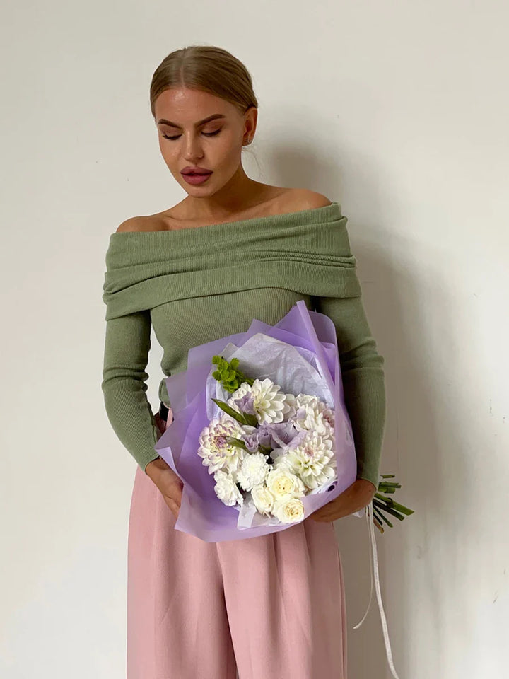 Orvieto Off-Shoulder Knit Top