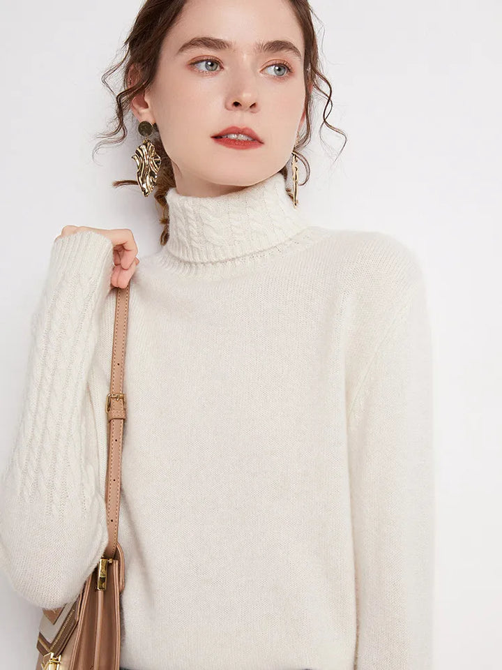 Valentina 100% Merino Turtleneck