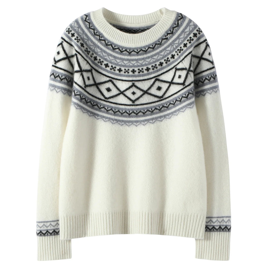 Norvale Alpine Jacquard Cashmere Knit