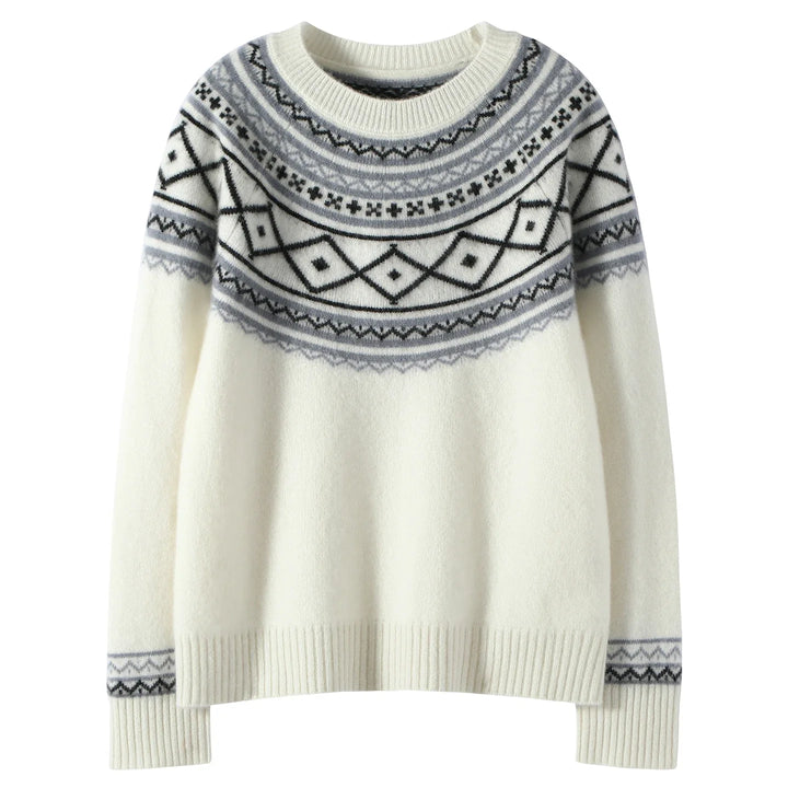 Norvale Alpine Jacquard Cashmere Knit
