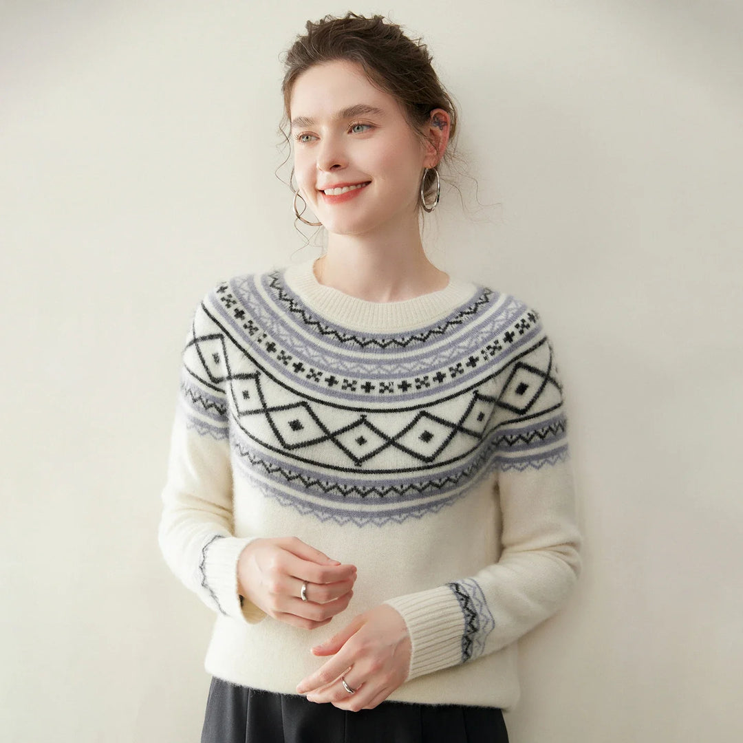 Norvale Alpine Jacquard Cashmere Knit